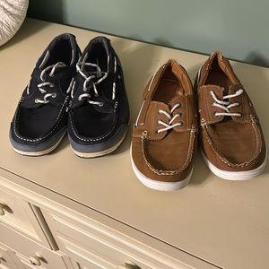 Mens boat shoes. Two pair